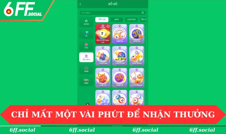 Chỉ mất một vài phút để nhận thưởng