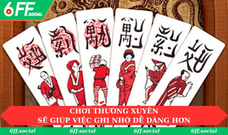 Chơi thường xuyên sẽ giúp việc ghi nhớ dễ dàng hơn