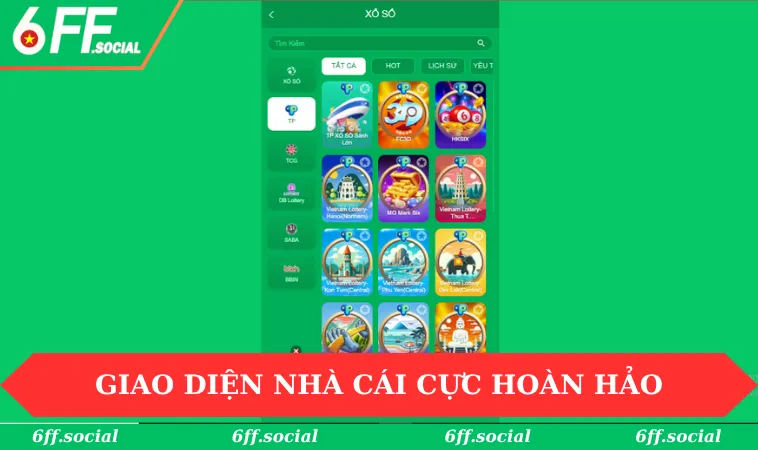 Giao diện nhà cái cực hoàn hảo