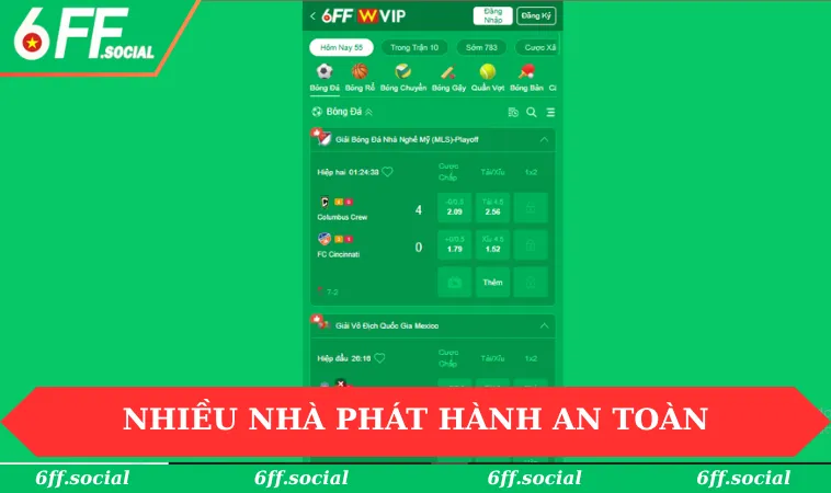 Nhiều nhà phát hành an toàn khi lựa chọn