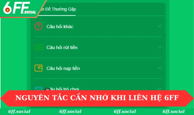 Liên hệ 6FF 3 Những nguyên tắc cần nhớ khi liên hệ 66F nhằm tăng tốc xử lý