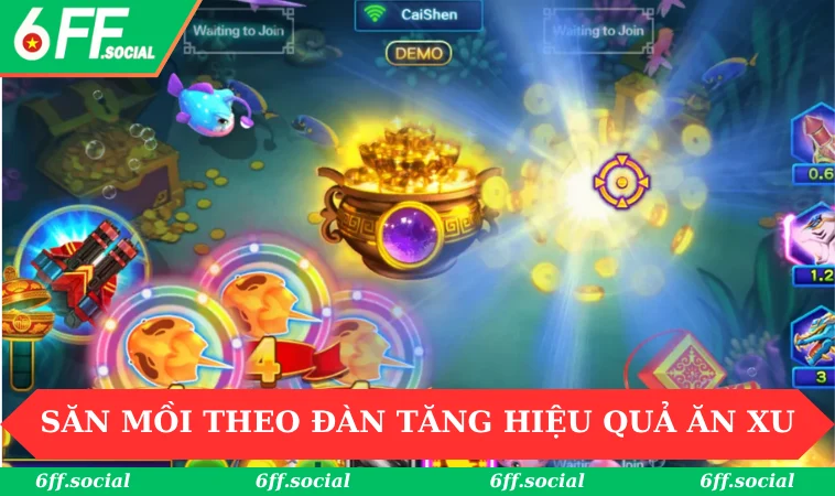 Mẹo Chơi Bắn Cá Online Dùng Cho Người Chơi Cần Thắng Lớn 2 Săn mồi theo đàn gia tăng hiệu quả ăn xu